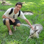 Me and an Eastern Grey Kangaroo