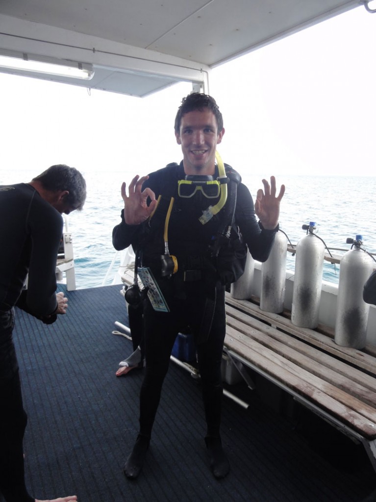 Ready to go diving