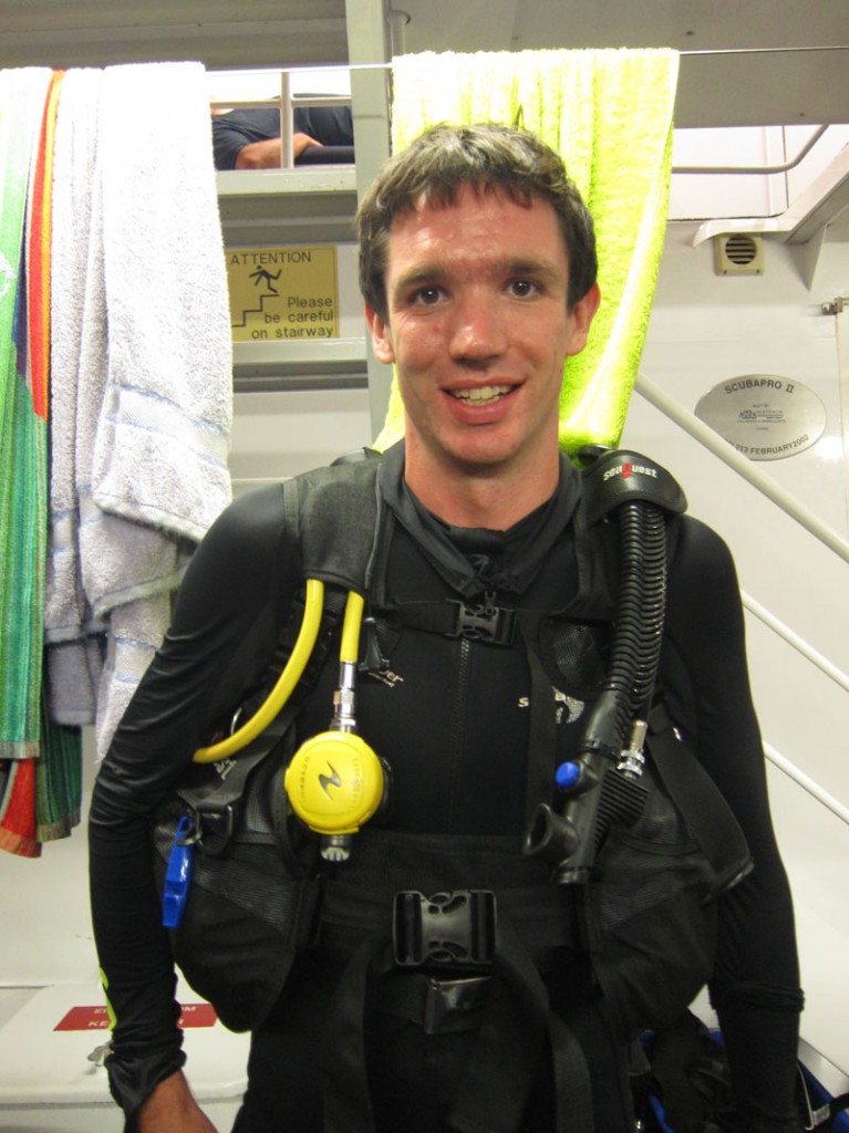Me just before the night dive