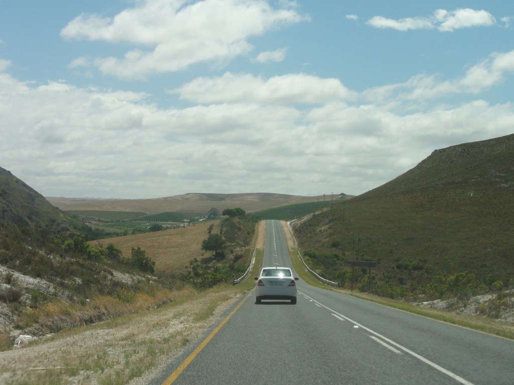 Driving down the N2
