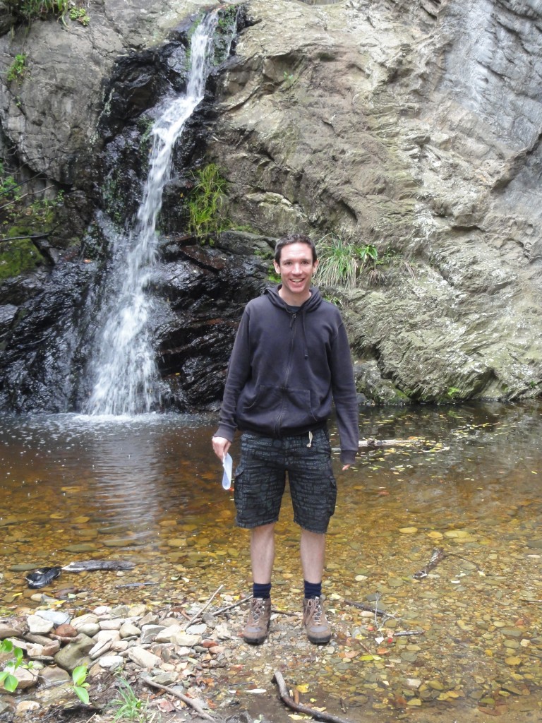 Me at a waterfall near Storms River