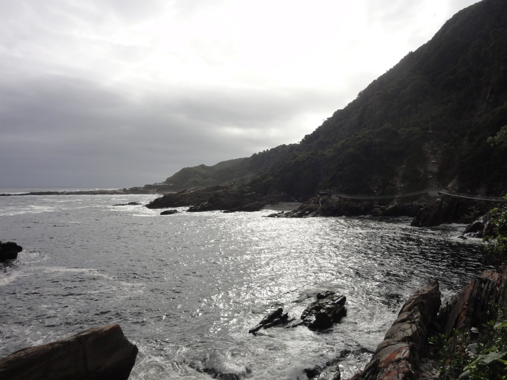 Sunset over the mouth of Storms River
