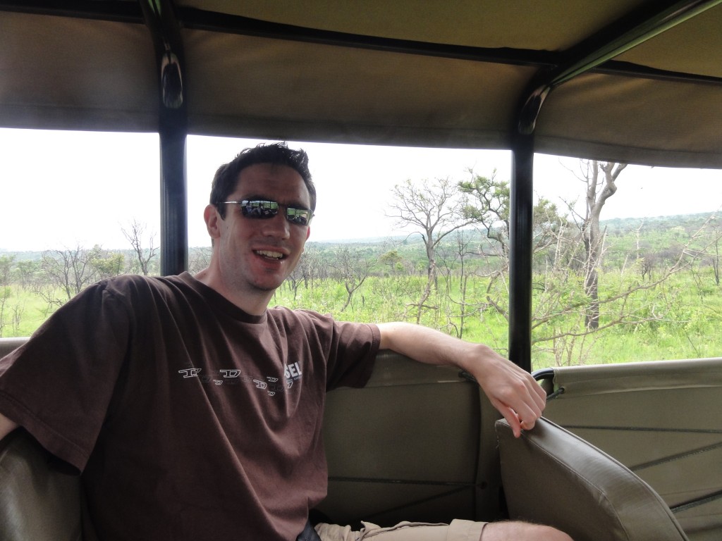 Me on one of our game drives