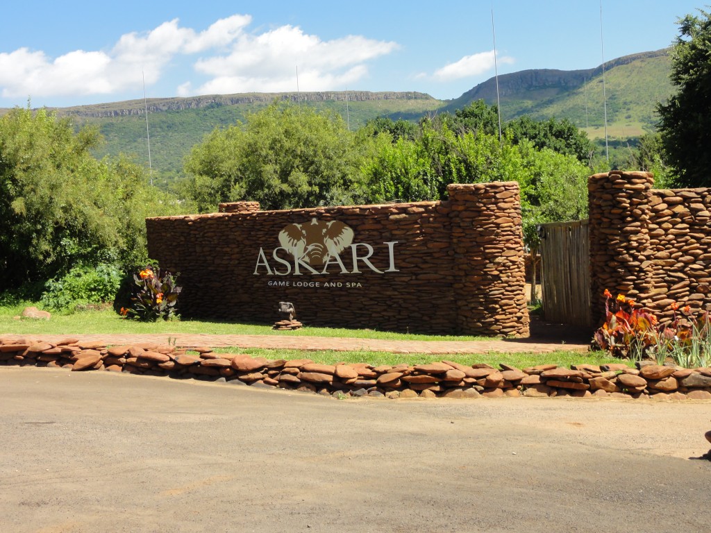 Entrance to the Askari Game Lodge and Spa