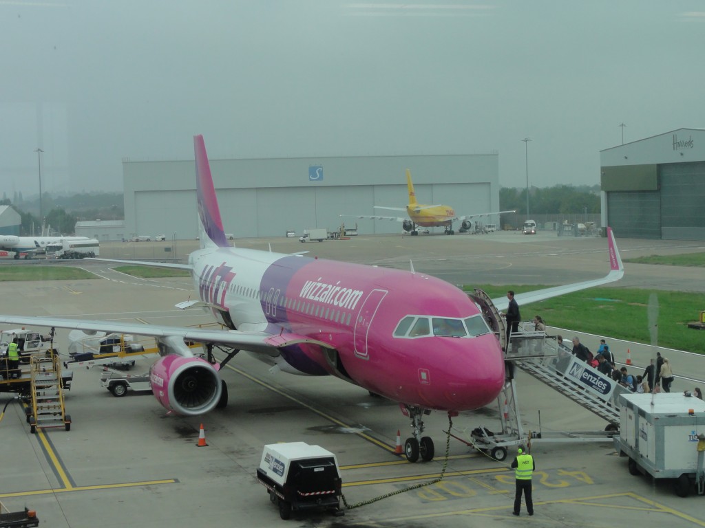 Our Wizz Air flight to Romania