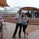 Champagne in the rain
