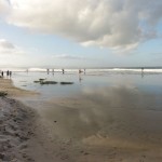 High tide on the Byron Bay beach