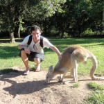 Me and a Red Kangaroo