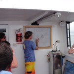 Chris giving our last dive briefing