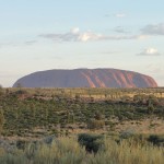 Sunset on Uluru