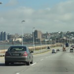 Driving into Port Elizabeth