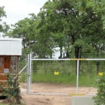 Entrance gate at Nkambeni camp