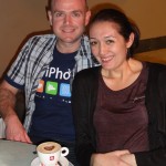 The happy couple to be