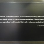 Quote from the Cape Times, 1956