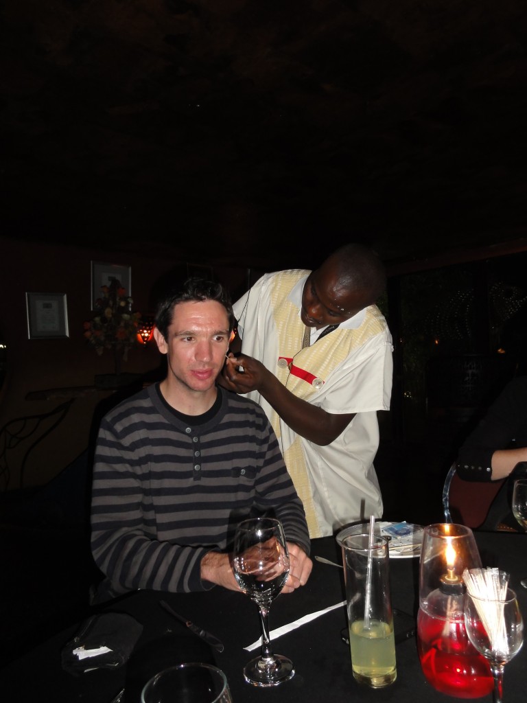 Me having my face painted