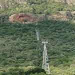 Ascending the Hartbeespoort cableway