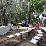 Cermony area in the forest
