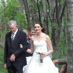 Lita arriving with her dad (Bill)
