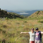 Kat and Noz on the mountain hike