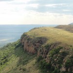 View from the peak of our mountain hike
