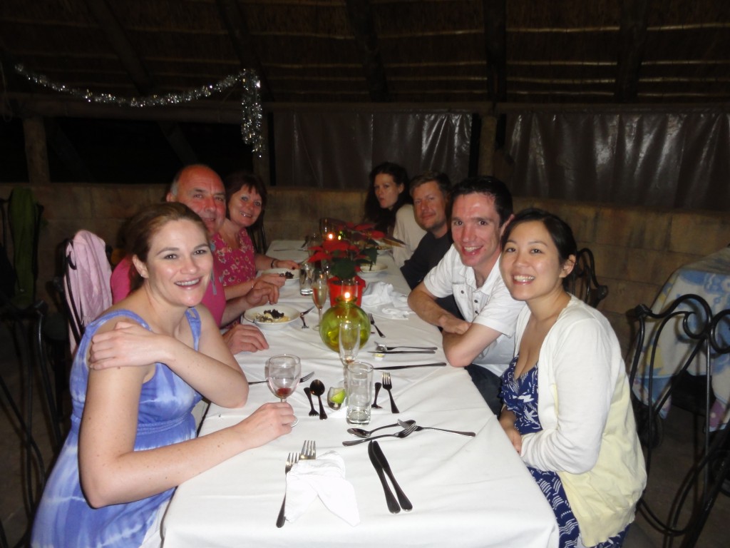 Dinner at the Askari Game Lodge