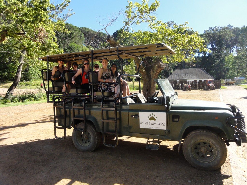 "Big five" wine safari