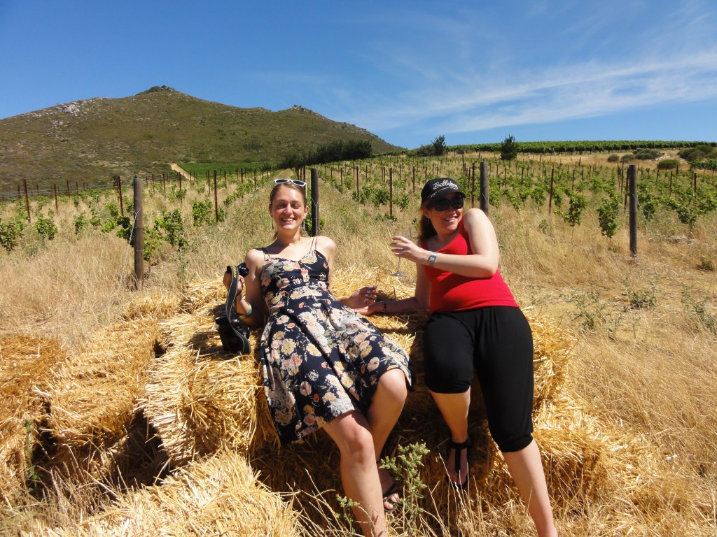 Hannah and Noz after the first tasting