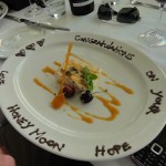 Lita's dessert at La Petite Ferme