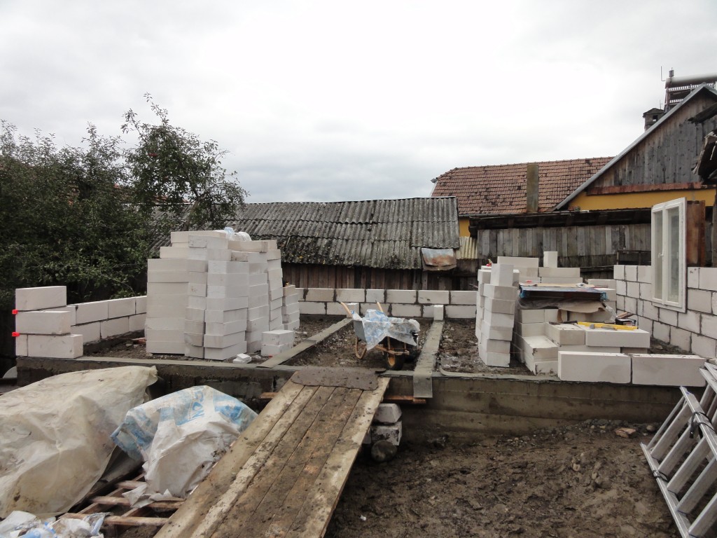 Ramp built for access to the site