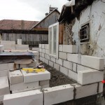 The first window is installed