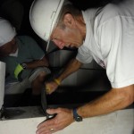 Si working into the night