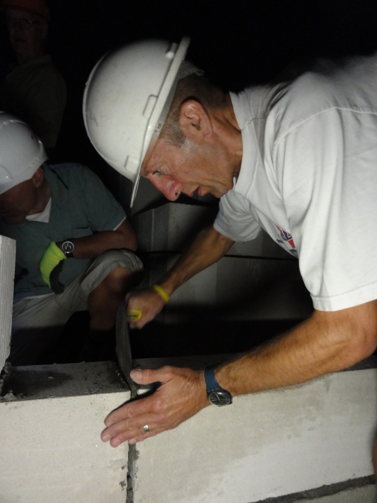 Si working into the night